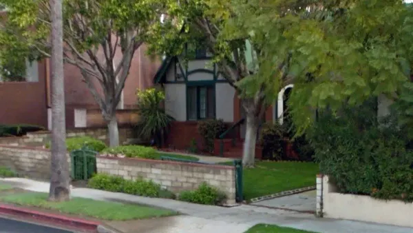 A modest, vaguely storybook, half-timbered house in Beverly Hills — the kind of graceful understatement money used to buy — is headed out. Beverly Hills isn't what it used to be.
