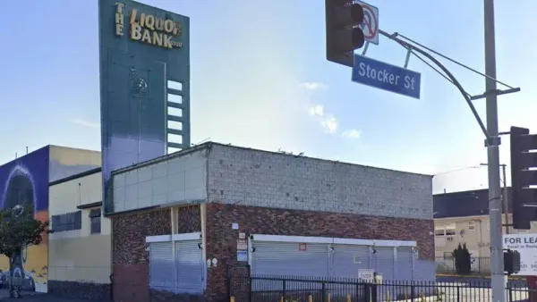 Down on Crenshaw there’s The Liquor Bank, which is my kind of place to make a withdrawal. And appropriately named because it is, in fact, an old bank. Look closely, see the ship on the sign pylon? 