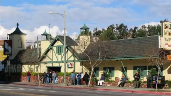 More than just a shadow encroaching; that’s doom. Taix Restaurant, at 1911 West Sunset, has not had her demo permit pulled. Yet. But it will happen. Taix is not long for this world.