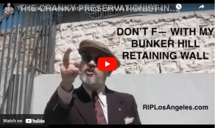Architectural historian Nathan Marsak loves Los Angeles, and hates to see important buildings neglected and abused, whether by slumlord owners or the savage public. Follow him on his urban adventures