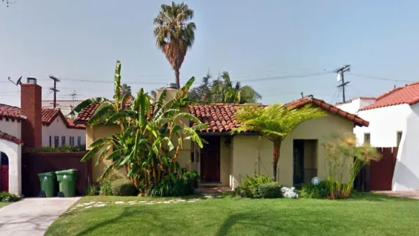 849 North Detroit is a 1928 Spanish Colonial Revival home built by Mrs. Catherine Mason — one of the little houses that lends the Fairfax district its grace and charm. Emphasis on 'stood.'